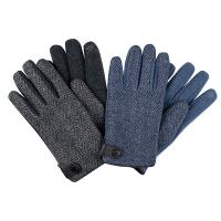 Santacana|Mens|Knitted|Tweed|Back|Glove|