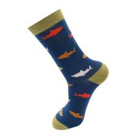 Mr Heron|Shark|Socks|Navy|
