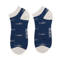 Mr Heron|Little|Sharks|Trainer|Socks|Navy|