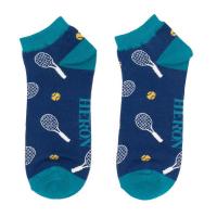 Mr Heron|Tennis|Trainer|Socks|Navy|