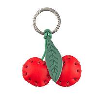 La cuoieria|The Tannery|keyring|cherries|Italian leather|hand finished|ladies keyring|gifts for her|stocking fillers