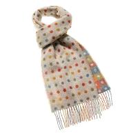 Bronte by Moon|Spot/Check|Beige|Multi|Scarf|