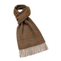 Bronte by Moon|Windowpane|Country|Brown|Scarf|