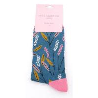 Miss Sparrow|Berry|Branches|Socks|Burnt Navy|Pack|