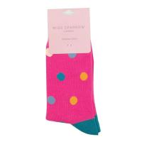 Miss Sparrow|Spots|Socks|Hot Pink|Package|