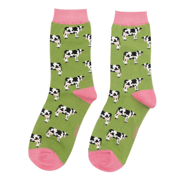 Miss Sparrow|Cows|Socks|Green|