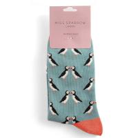 Miss Sparrow|Kissing|Puffins|Socks|Duck Egg|