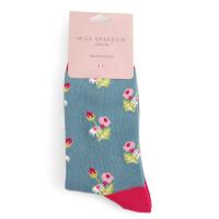 Miss Sparrow|Mini|Floral|Socks|Denim|