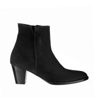 The Tannery|Ankle Boot|Heeled Boot|Suede|280|Italian|Black|