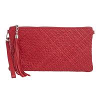 Tannery|Clutch|Bag|710|Woven|Red|