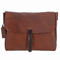 Chiarugi|Medium Messenger Bag|54012|leather messenger|mens messenger|ladies messenger|distressed leather|brown leather|brown messenger|The Tannery