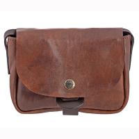 Chiarugi|Mini Shoulder Bag|53008|ladies shoulder bag|leather shoulder bag|distressed leather|brown leather|natural leather|The Tannery