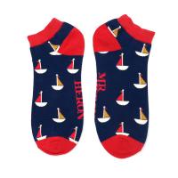 Mr Heron|Little|Boats|Trainer|Socks|Navy|