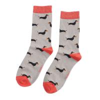 Miss Sparrow|Little|Sausage|Dogs|Socks|Grey|