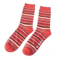 Mr Heron|Stripes|Socks|Orange|