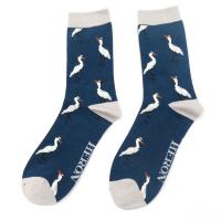 Mr Heron|Herons|Socks|Navy|