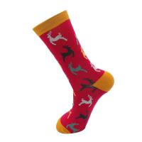 Mr Heron|Leaping|Deer|Socks|Red|
