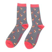 Mr Heron|Rooster|Socks|Charcoal|