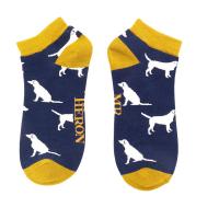 Mr Heron|Labradors|Trainer|Socks|Navy|