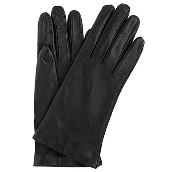 Silk Lined Gloves Black