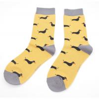 Miss Sparrow|Little|Sausage|Dogs|Socks|Yellow|