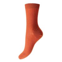 Pantherella|ladies|Rose|Socks|W796|Burnt Orange|erella