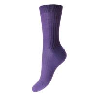 Pantherella|ladies|Rose|Socks|W796|Dark Purple|erella
