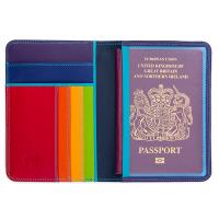 Mywalit|RFID|Passport|Cover|1433|Black/Pace|Open|