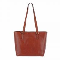 Boldrini|Medium Tote|6956|full grain|traditional leather|Italain leather|shoulder bag|leather shoulder bag|leather tote|shoulder tote|The Tannery|brown