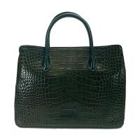 Yara|Handbag|9493918|Croc|Green|