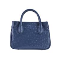 Cosima|Handbag|O3667|Printed|Ostrich|Navy|