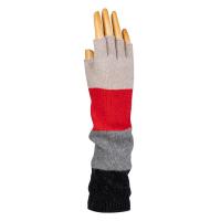 Wool|Cashmere|Long|Fingerless|Glove|03|Beige|