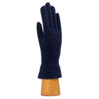 Wool/Angora|Knitted|Basic|Glove|16|Navy|
