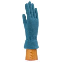 Wool/Angora|Knitted|Basic|Glove|16|Petrol|