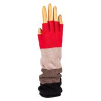 Recycled|Wool|Long|Fingerless|Glove|03|Red|