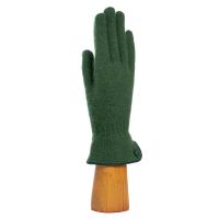 Knitted|Glove|Leather|Trim|&|Button|193|Pine|