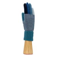 Wool/Angora|Knitted|Multi|Glove|291|Blue|