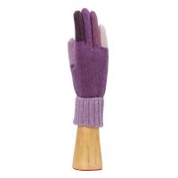 Wool|Angora|Knitted|Multi|Glove|291|Purple|