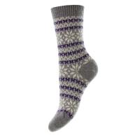 Pantherella|LadiesNeve|Socks|W768|Flannel|Grey|