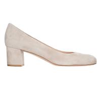 The Tannery|Court shoe|suede cort shoe|square heel|leather sole|ladies shoes|Italian