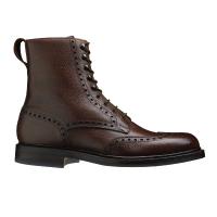 Crockett and Jones|The Tannery|Islay|Boot|Dark Brown|Scotch Country Grain|English|english made|mens boot|mens leather boot|12E|