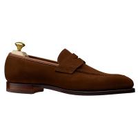 Crockett and Jones|The Tannery|Sydney|Suede|5351|Loafer|Suede Loafer|Snuff|Snuff suede loafer|mens suede loafer|slip on|leather sole|english|english made|10.5E
