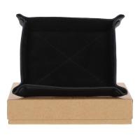 Leather|Coin|Tray|GS-1295|Black|