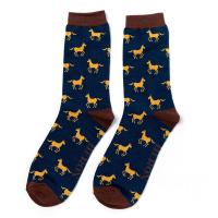 Mr Heron|Horses|Socks|Navy|