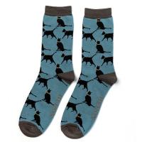 Mr Heron|Lucky|Cats|Socks|Denim|